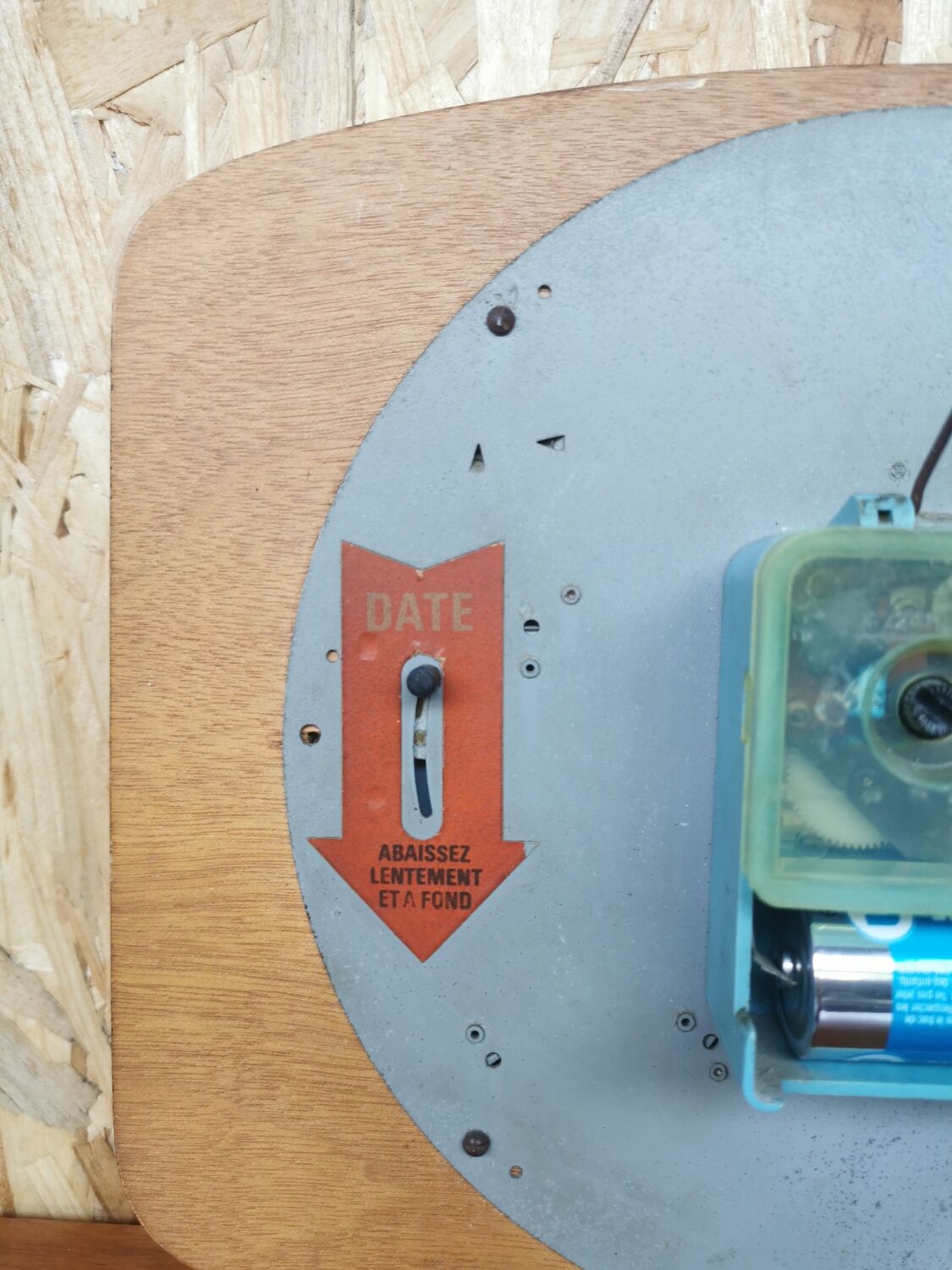 Vertex vintage formica clock