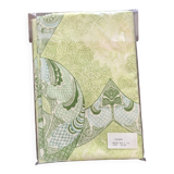 Nappe Trianon verte en satin de coton