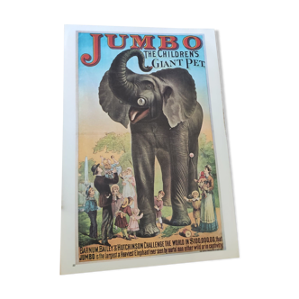 Vintage two-sided circus posters