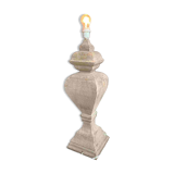 Exotic wood lamp base