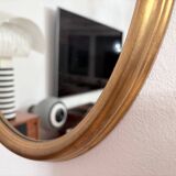 Mirror in a gilded wooden frame, Germany, 1960s