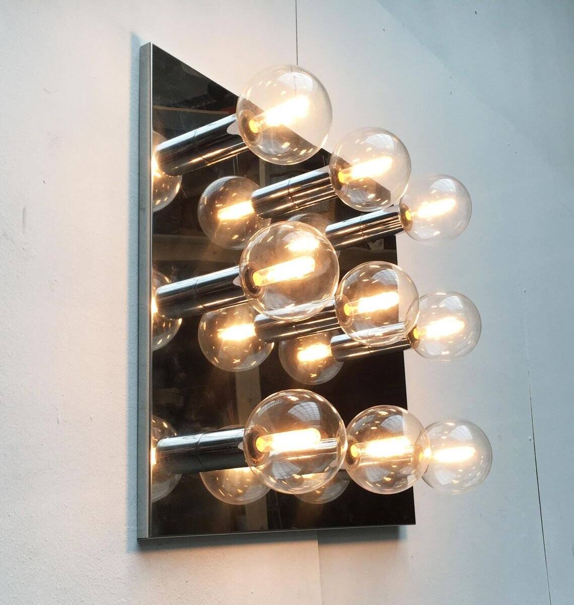 Vintage Space Age ceiling lamp by Motoko Ishii for Staff