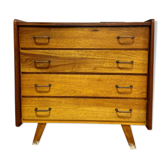 Vintage chest of drawers compass feet