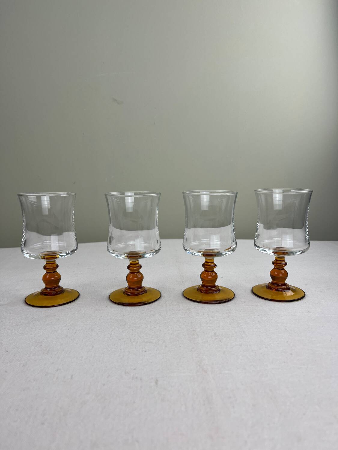 Vintage amber glass