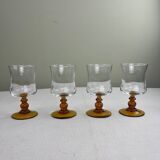 Vintage amber glass