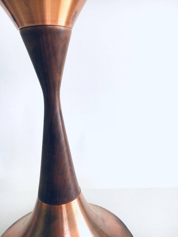 Mid-Century Modern Scandinavian Atomic Low Floor Lamp, Denmark, 1950s