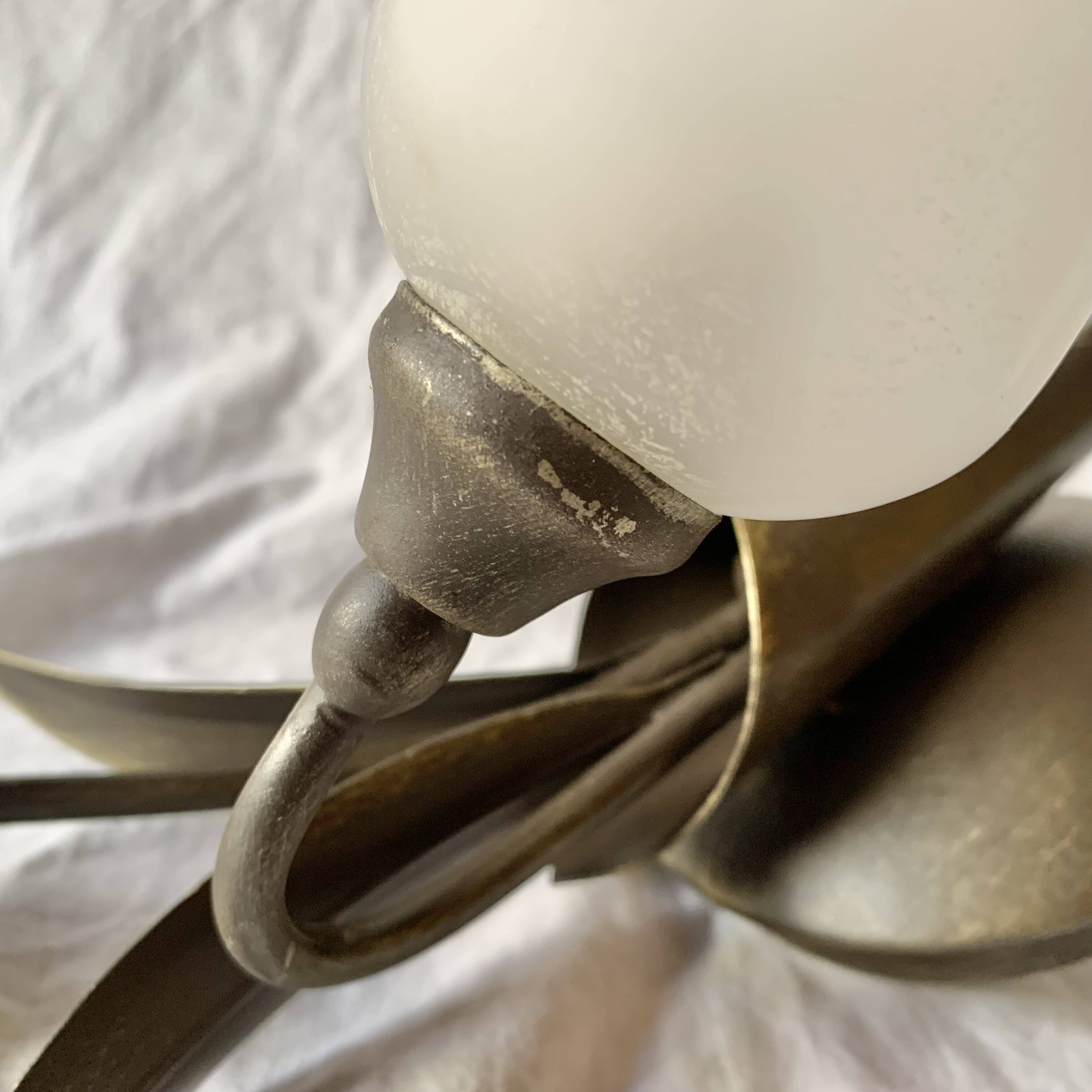 Vintage "tulip" wall light