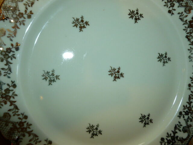 6 plates a dessert porcelain Limoges