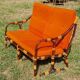 2-seater bamboo bench