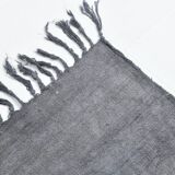 5x7 Shades Of Gray Vintage Kilim Rug, 156x231Cm