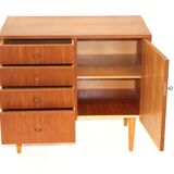 Commode en teck, Suède, 1960