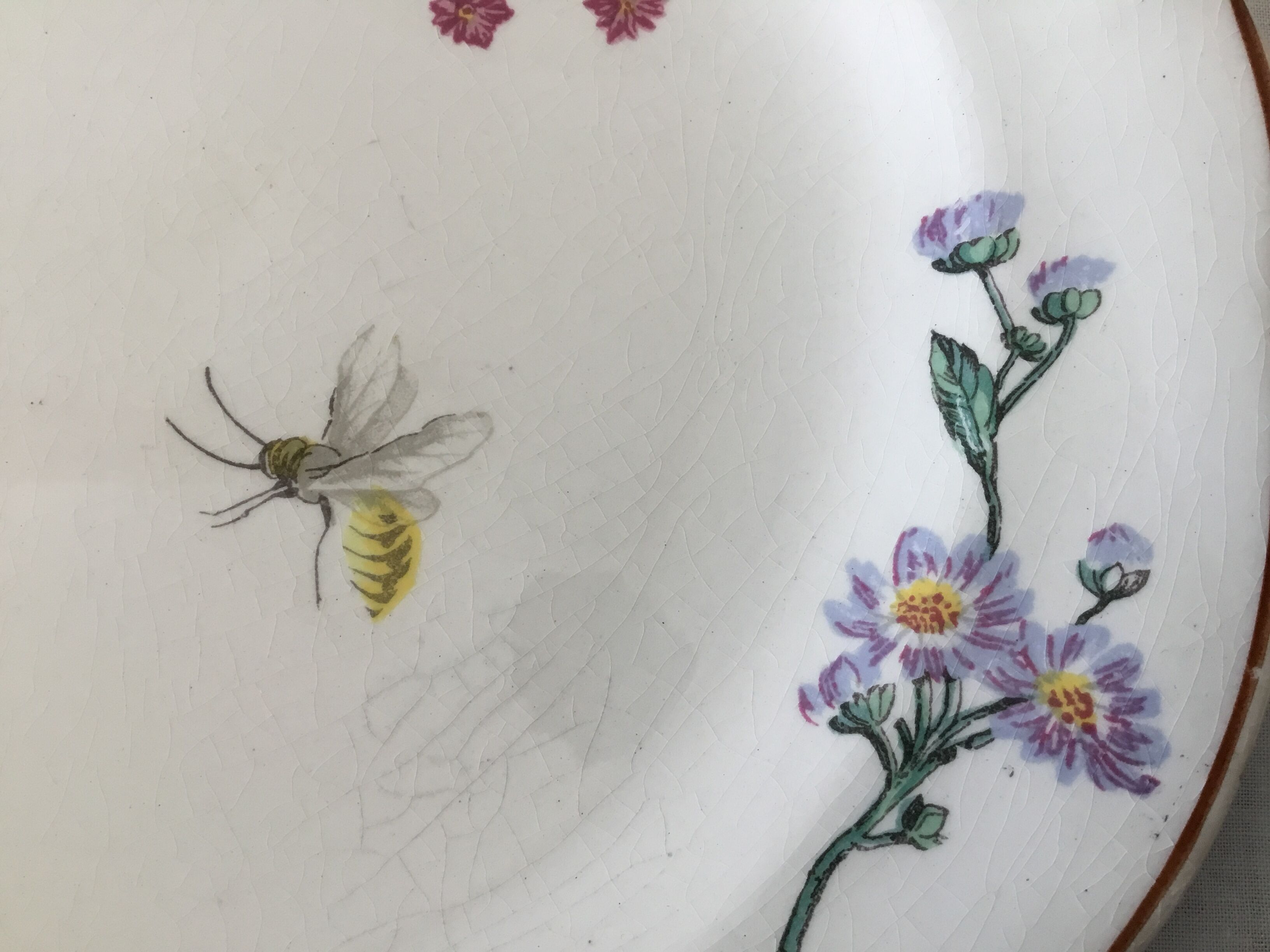 Gien earthenware plates