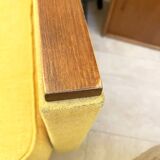 Mustard yellow Scandinavian armchair, 1950