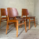 Danish vintage chairs by Borge Mogensen in teak.