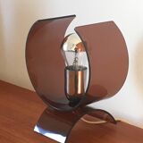Vintage plexiglass lamp 1970