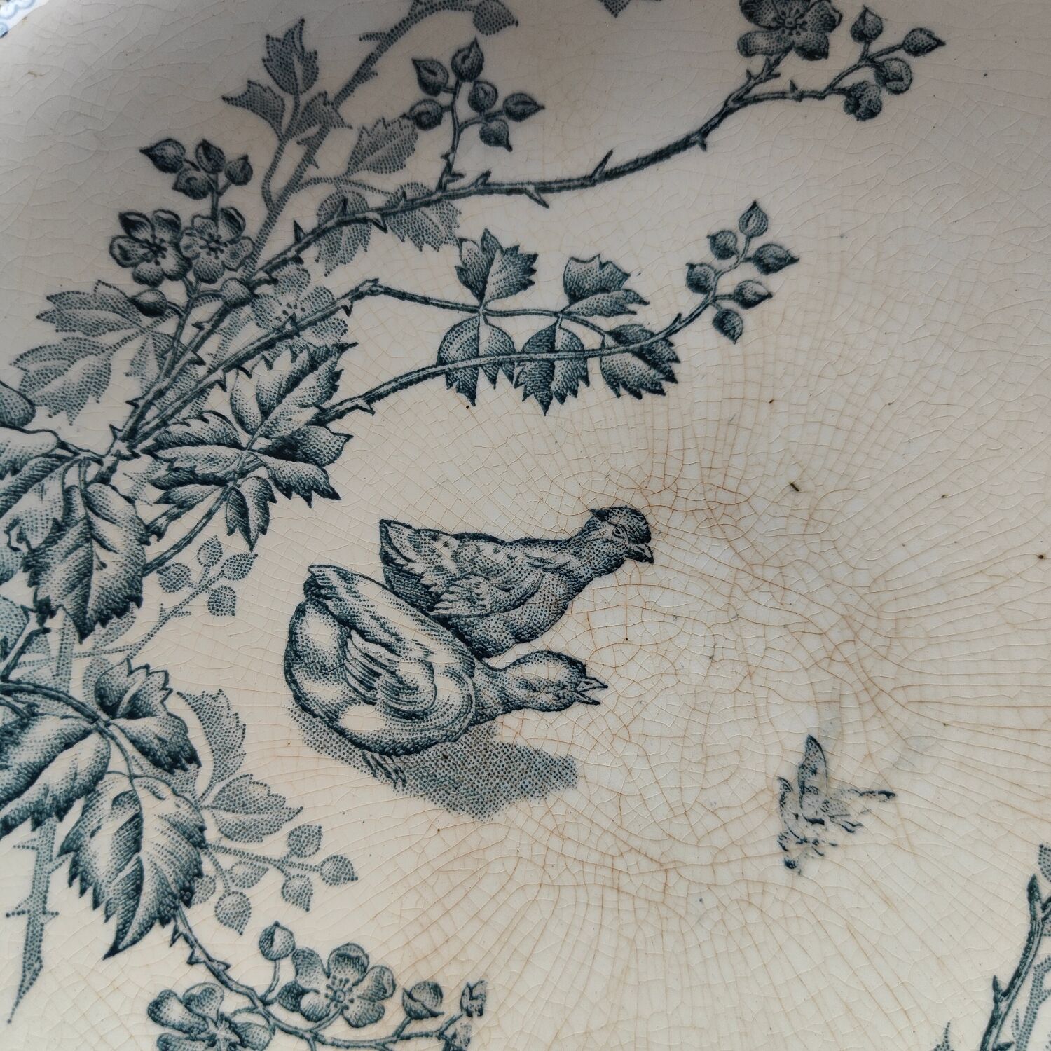 Iron earth compote bowl