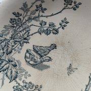Iron earth compote bowl