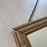 Old Art Deco wall mirror 51x33cm