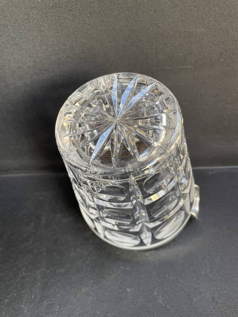 Seau à glace cristal et argent 925 – Gebrüder Deyhle