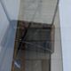 Vintage hifi or TV unit in chrome steel and smoked glass