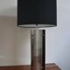 Lampe vintage inox des années 60 70