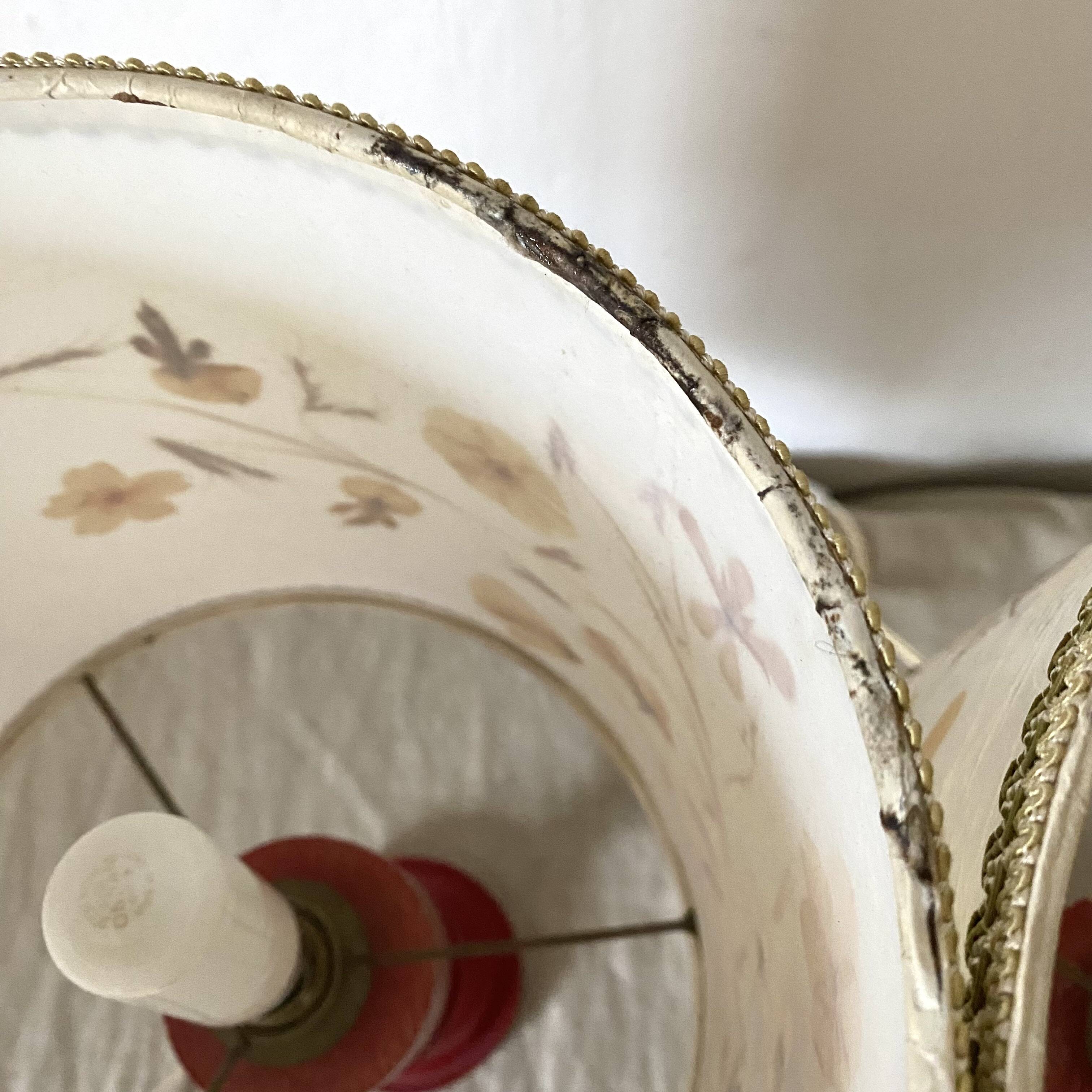 Pair of vintage bedside lamps