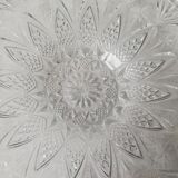 Chiseled glass dish