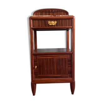 Macassar ebony Art Deco Bedside