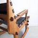 Sculptural Rocking Chair by Angel Pazmiño for Muebles de Estilo 1960's