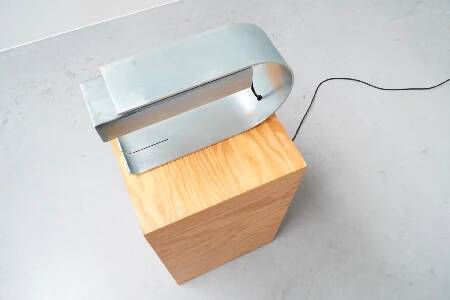 Christophe Gevers, Lampe de table en acier galvanisé