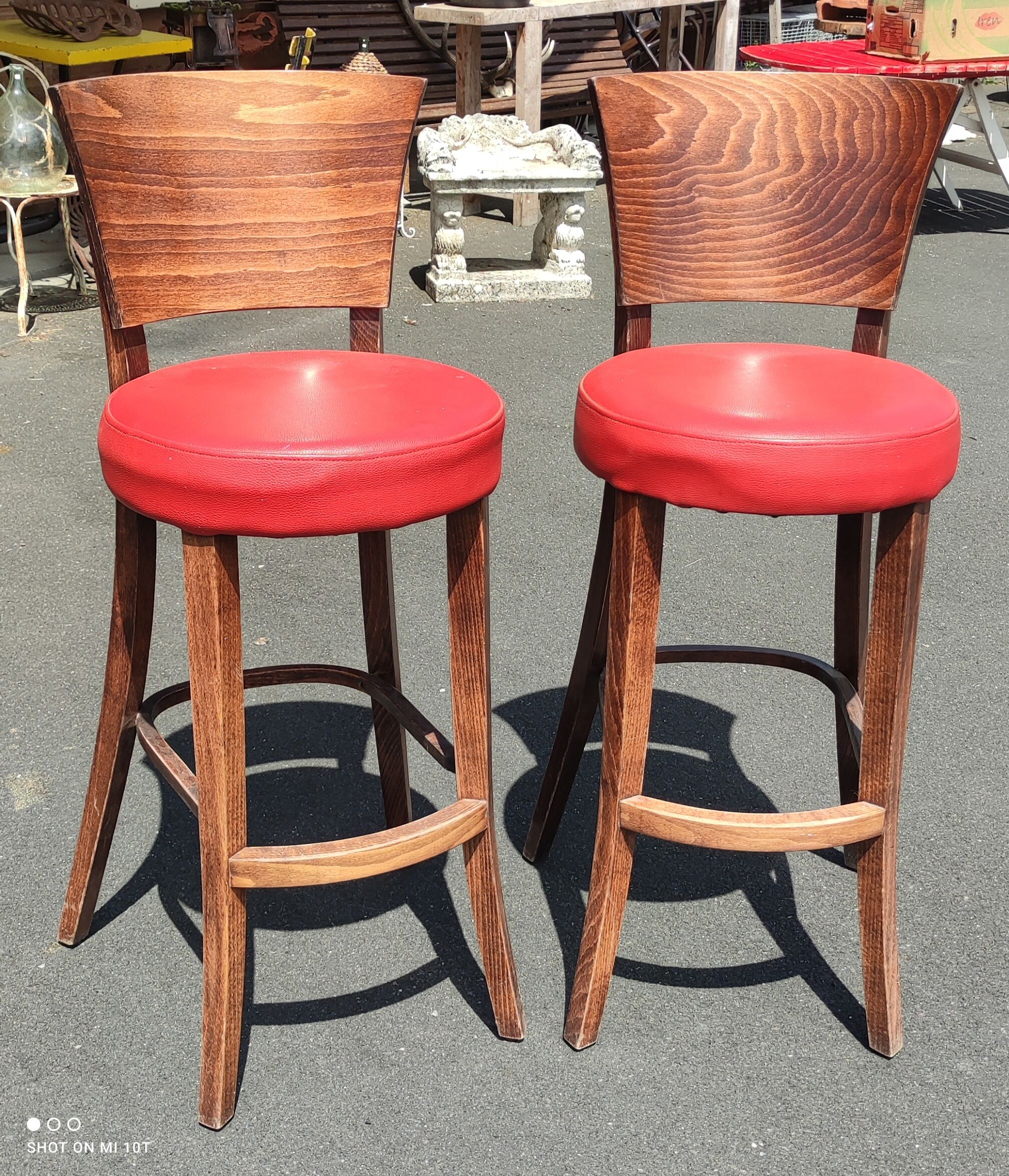 Pair Tabourets bar/style 1930