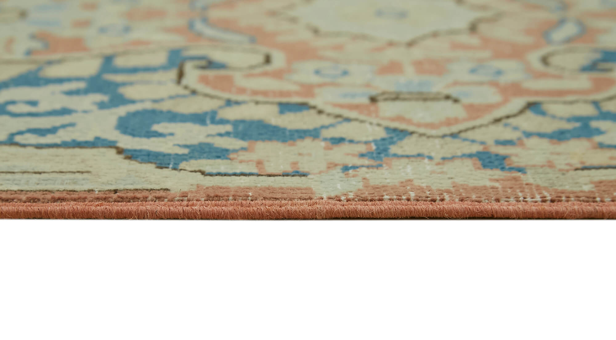 Handmade Oriental Contemporary 1980s 291 cm x 414 cm Beige Wool Carpet