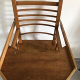 Vintage wooden high chair