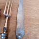ervice à gigot manche en corne vintage