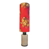 Floor lamp with floral shade 70