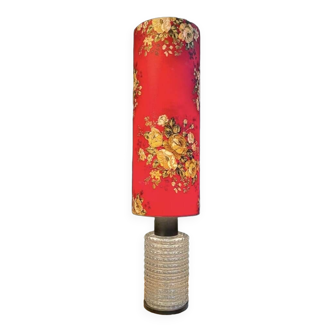 Floor lamp with floral shade 70