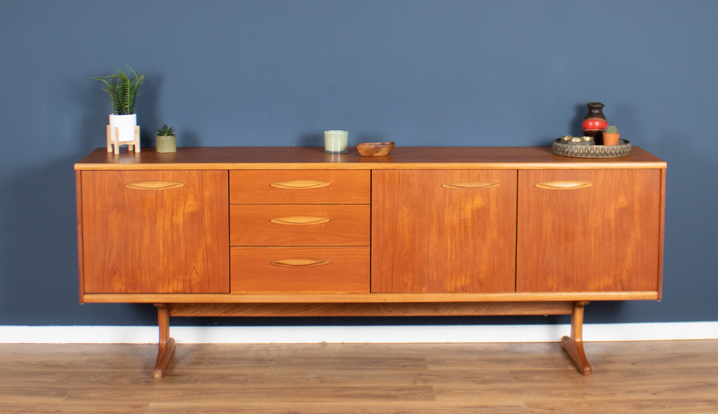 Enfilade teck 1960s Ausinsuite mid century