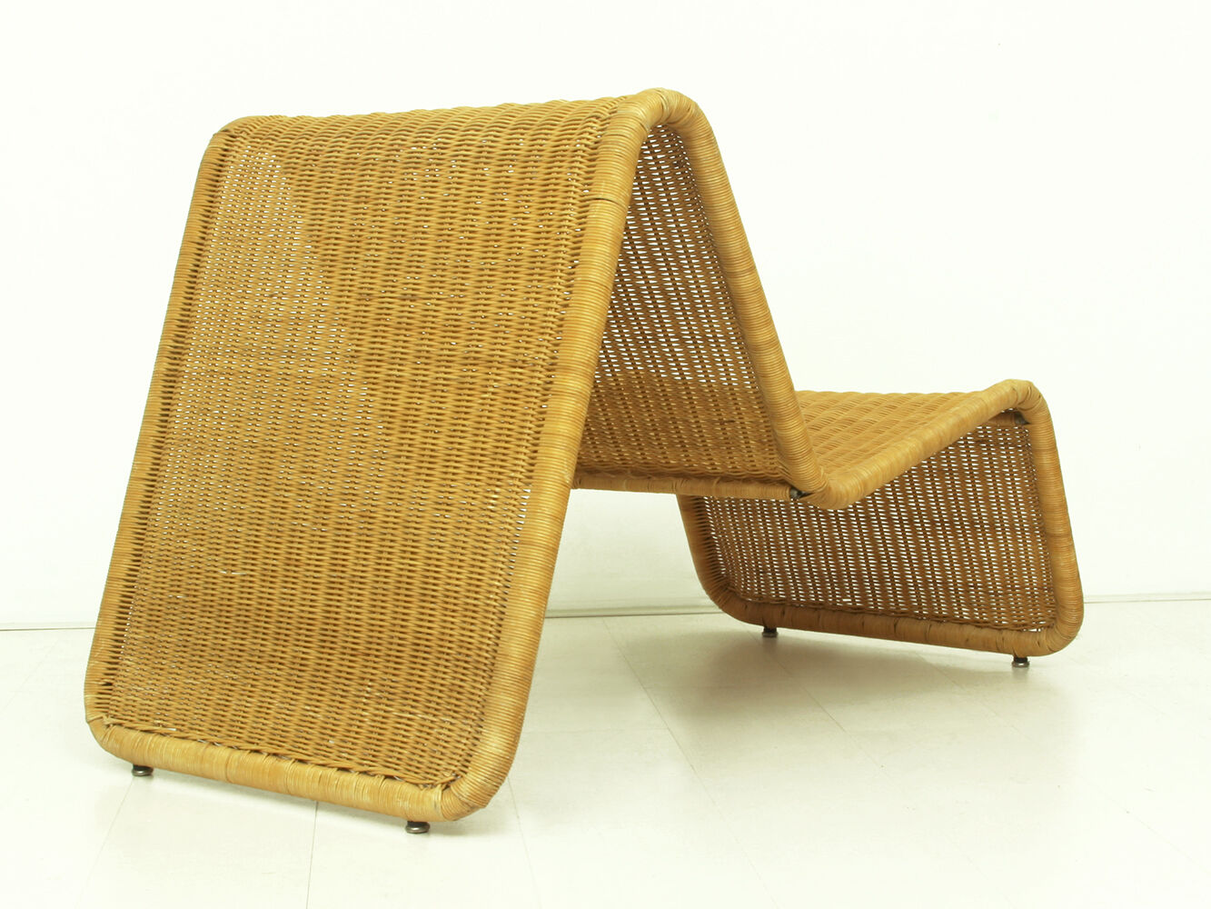 Swedish Rattan Lounge Chair by Ikea, 1970s