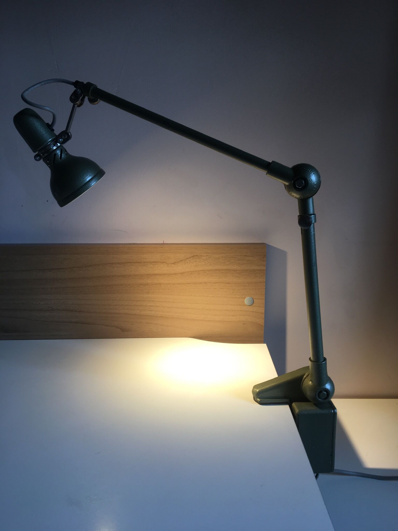 Lampe articulée d’atelier Lumina breveté années 1950/1960