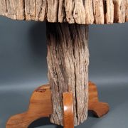 Tabouret ou bout de canapé brutaliste en teck 13 kg, 2 disponibles D344 /1/