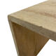 Tables gigognes en travertin italiennes 1970