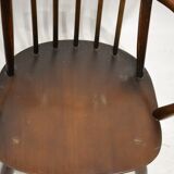 Pair of Ercol chairs with armrests