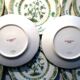 Fine porcelain cake serving 12 plates - 1 dish, signed Th. Haviland Limoges