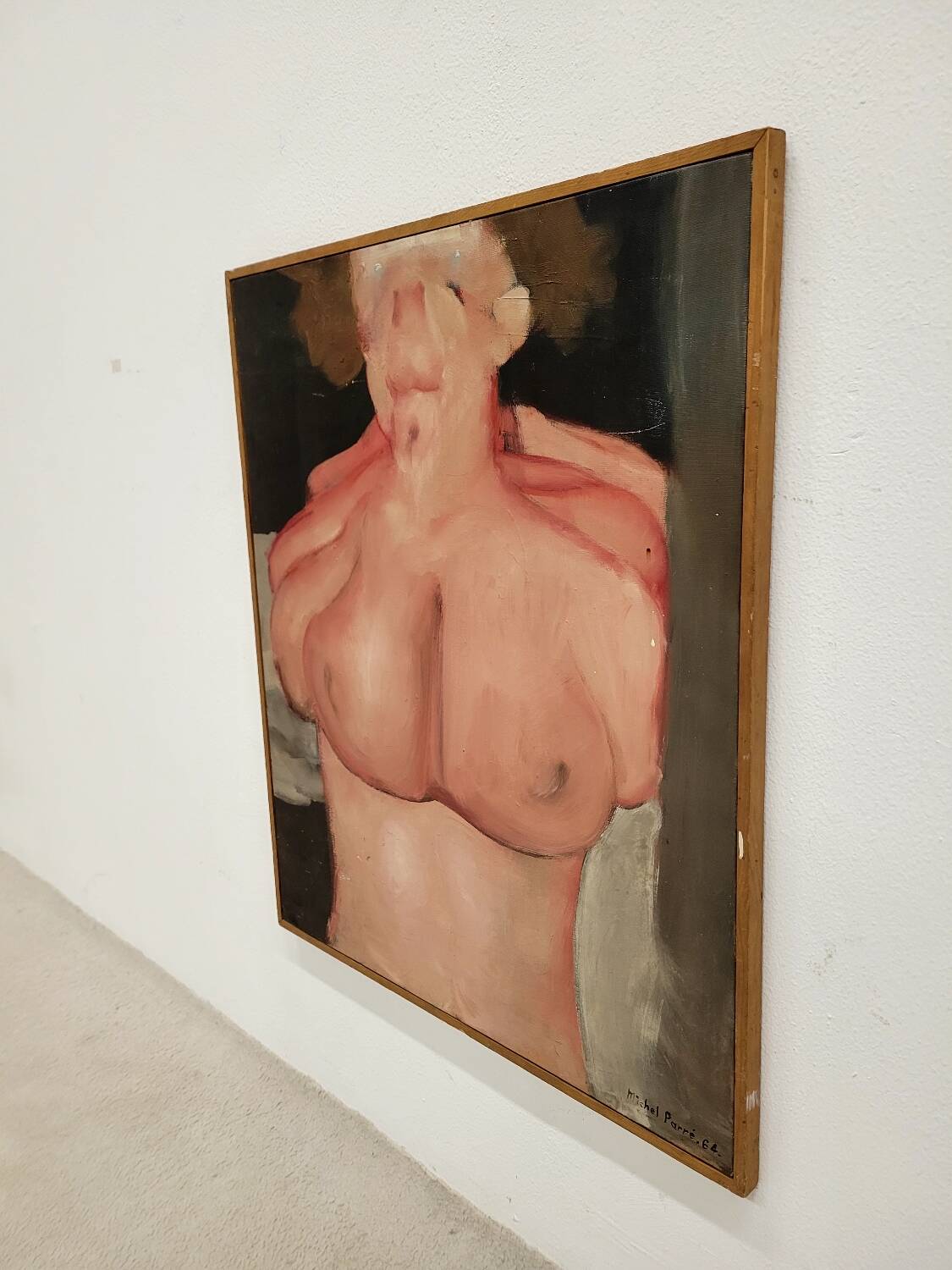 Michel Parré modern painting in the spirit of Maurice Bacon 1964