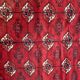 Nice big vintage carpet Bokhara handmade 200x282 cm