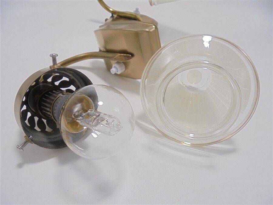 Pair of art deco wall lights