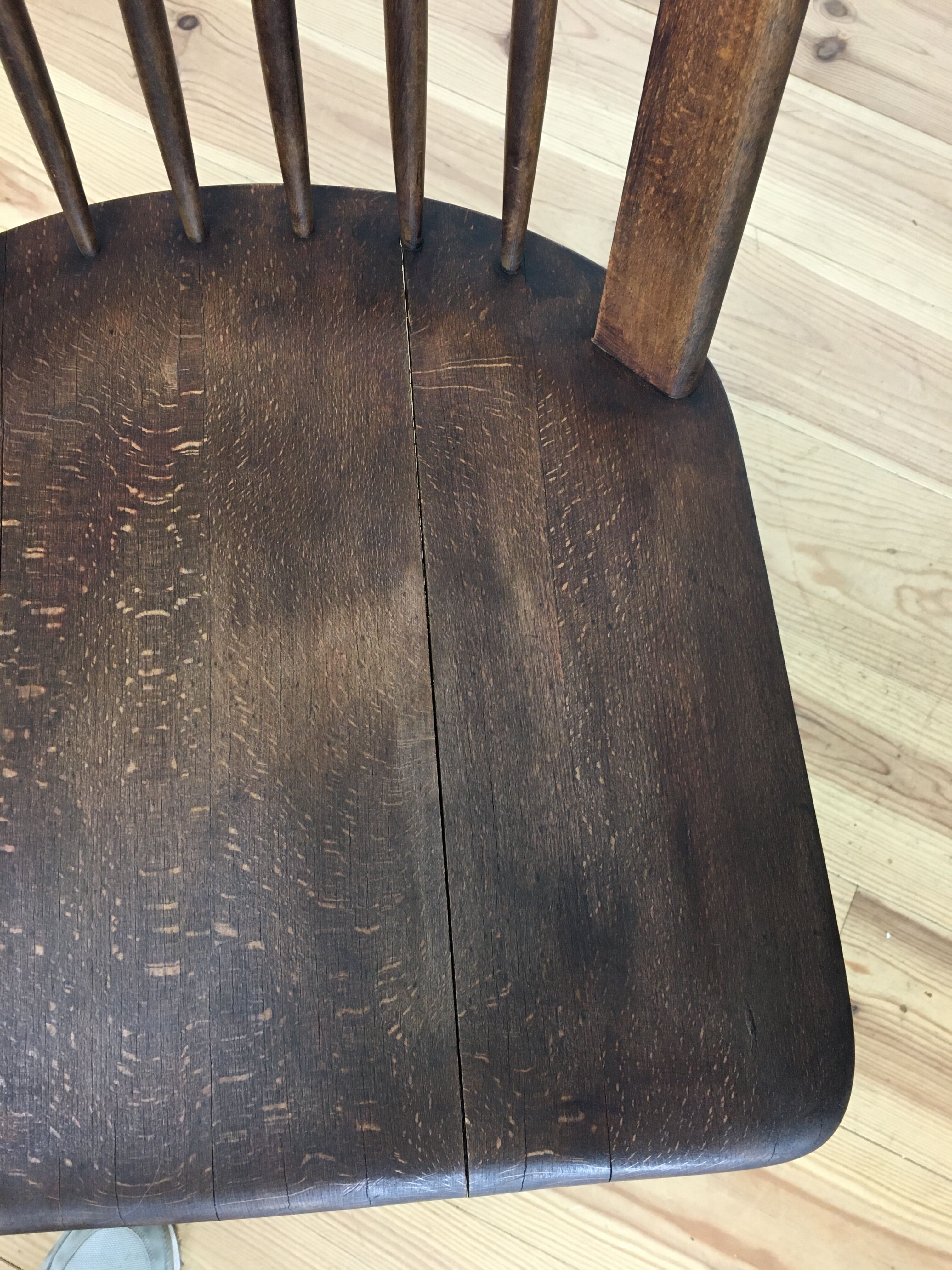 American office chair by Stoll Giroflex, wood