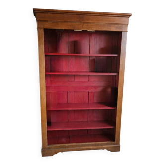 Antique solid wood library refurbished
