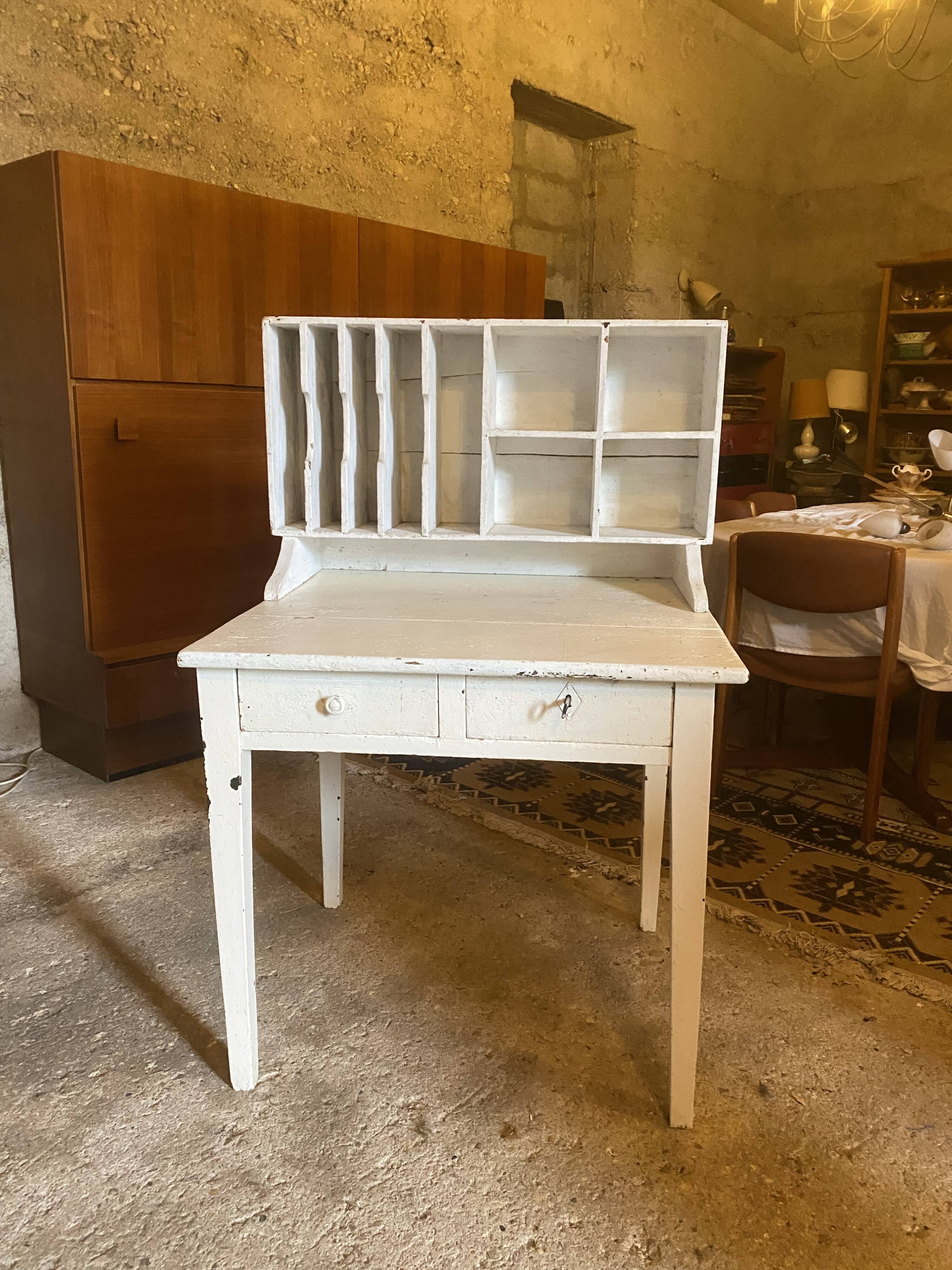 Antique wooden work table