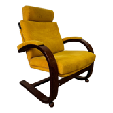 Nelo sweden vintage scandinavian leather armchair